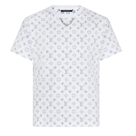 lv white t shirt|louis vuitton monogram shirt.